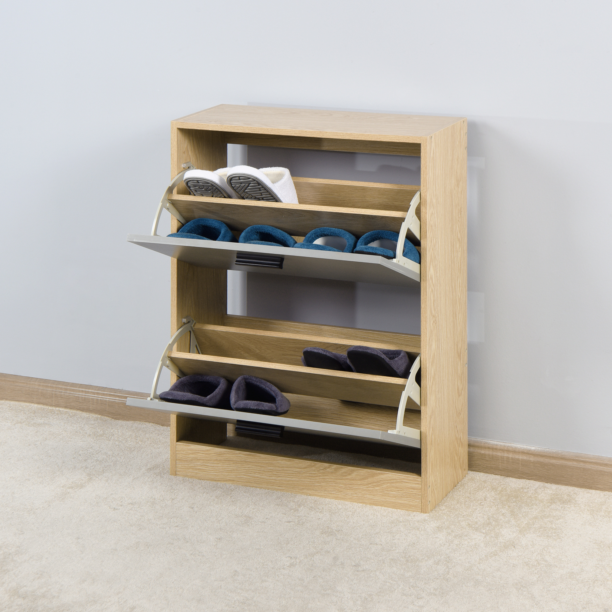 Wooden shoe rack argos discount