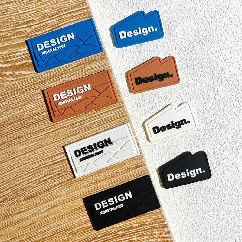 Eco friendly sew on pvc patches custom logo 3d rubber label,custom PVC rubber labels with embossed patches