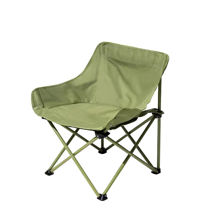 Wholesale Customizable factory supply Outdoor Portable Oversized camping folding chair with back support