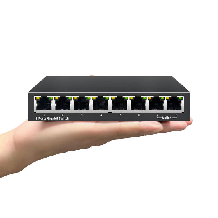 Ethernet Switch 5 8 16 24 Port Rack Mount Rj45 8-port Poe Switch Gigabit Network Switches