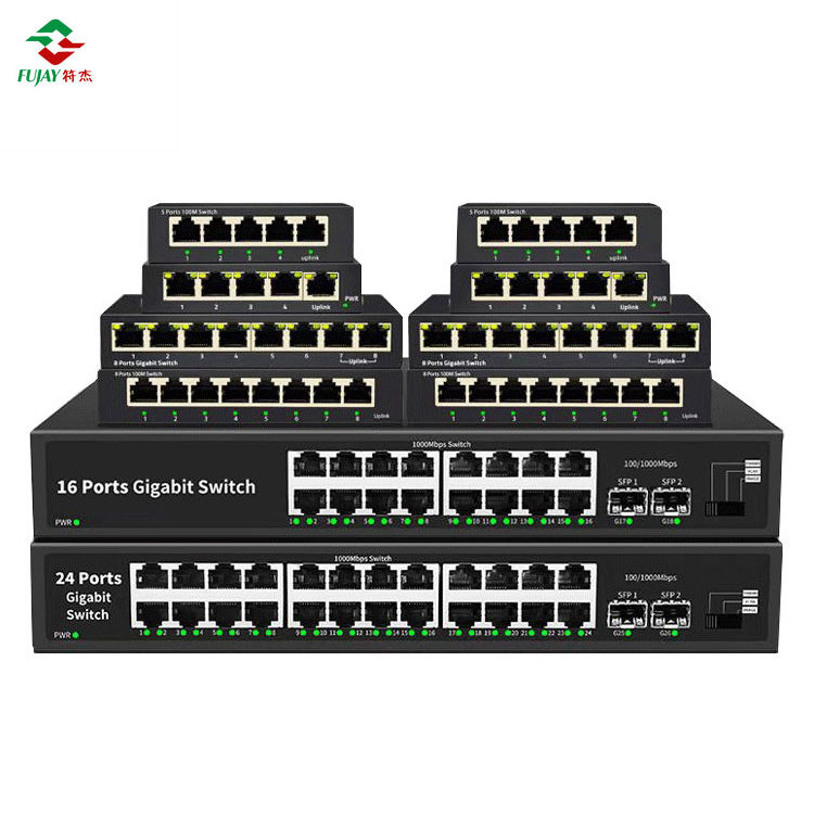 24 Port L2  Ethernet Network Switch With 2 Sfp Port  Poe Switch Gigabit