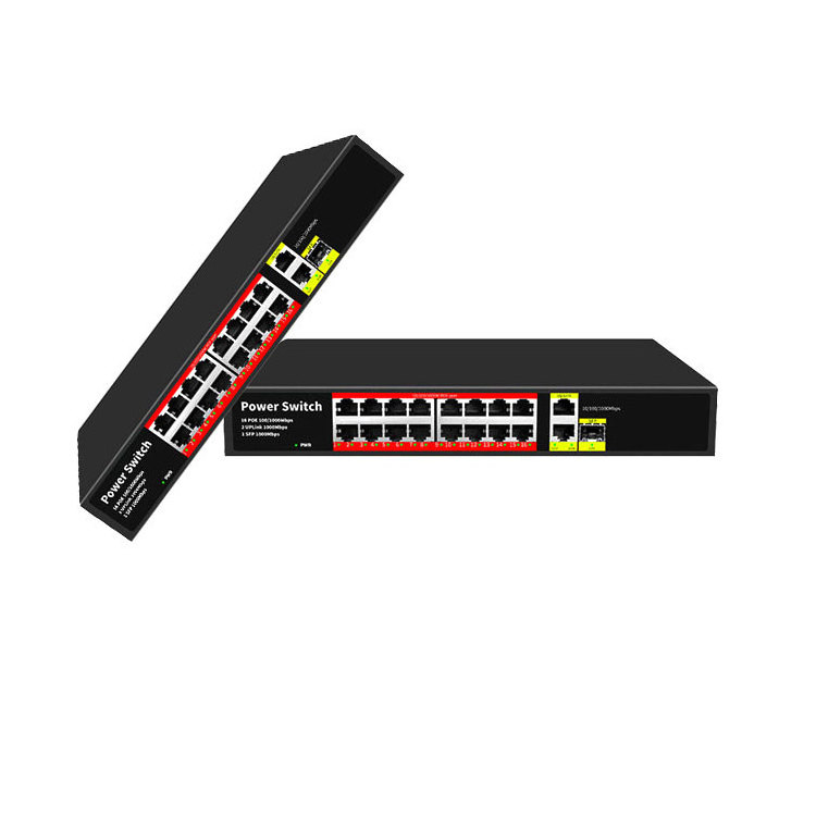 China Factory Wholesale 48v Gigabit Ethernet Switch 8 16 24 32 Poe+ Port L2 Fiber Sfp Uplink Poe Switch For Ip Camera,Ip Phone