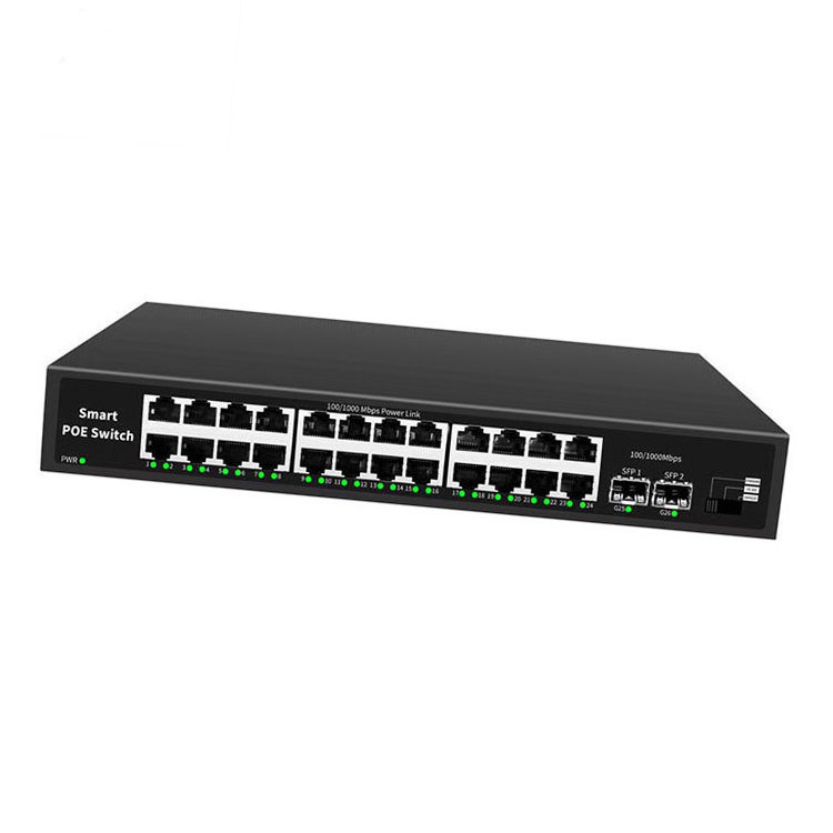 Monitor Ethernet 16 port 24 Port 10/100/1000mbps Fiber With 1000 Base-fx Rj45 Network Fiber Optic Switch Converter