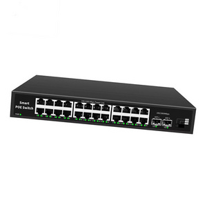 Monitor Ethernet 16 port 24 Port 10/100/1000mbps Fiber With 1000 Base-fx Rj45 Network Fiber Optic Switch Converter