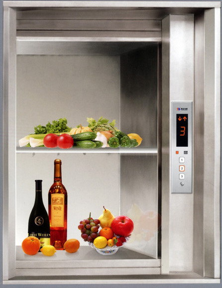 Food elevator dumbwaiter lifting platform for restaurant or home