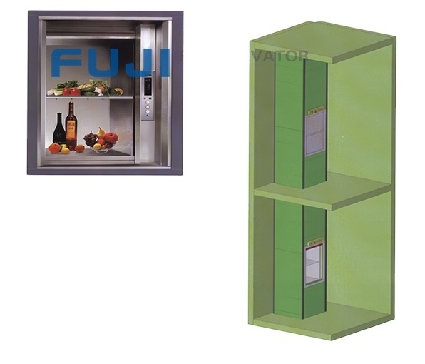 Food elevator dumbwaiter lifting platform for restaurant or home