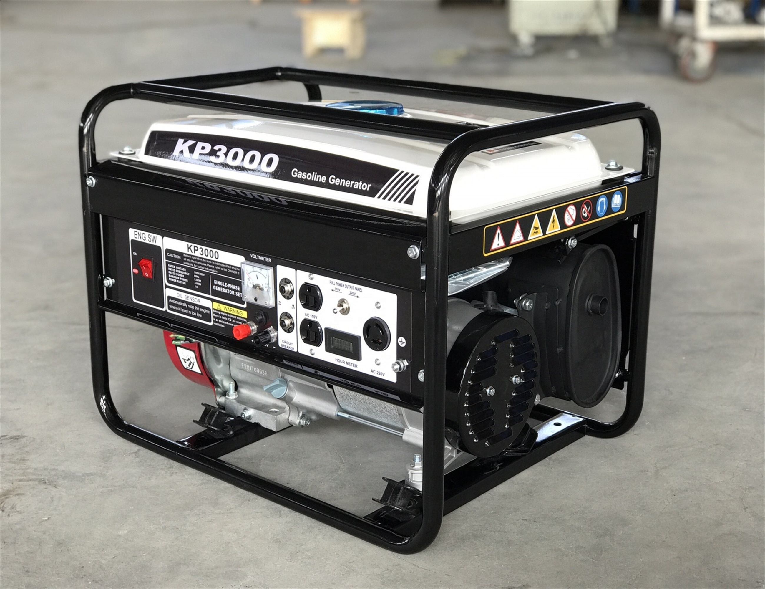 100% copper alternator cheap price hot sell gasoline generator 1kva 2kva 3kva 5kva 6kva 7kva 9kva 10kva with portable wheels