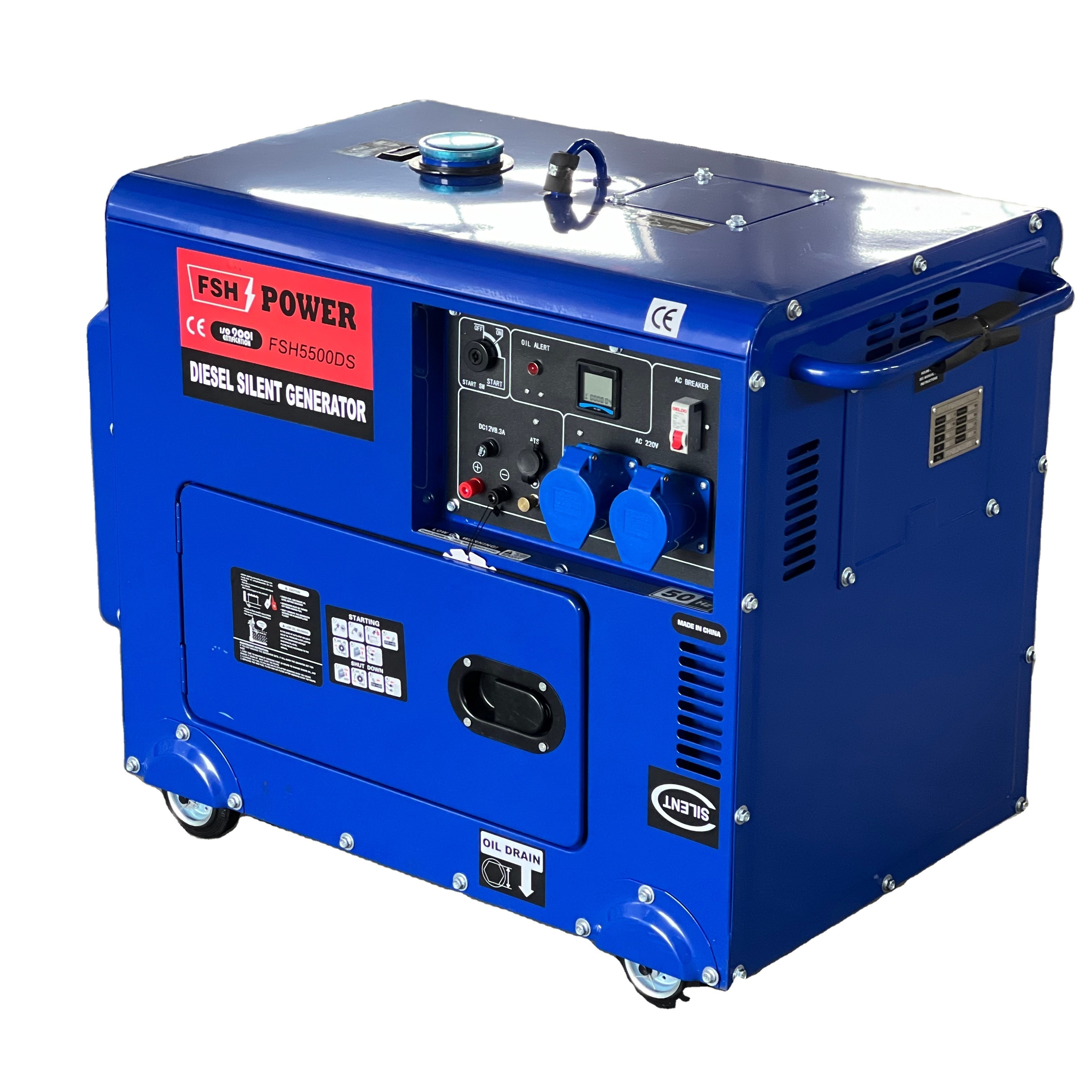 10kva Silent 220v Home Remote Start Diesel Generator Price