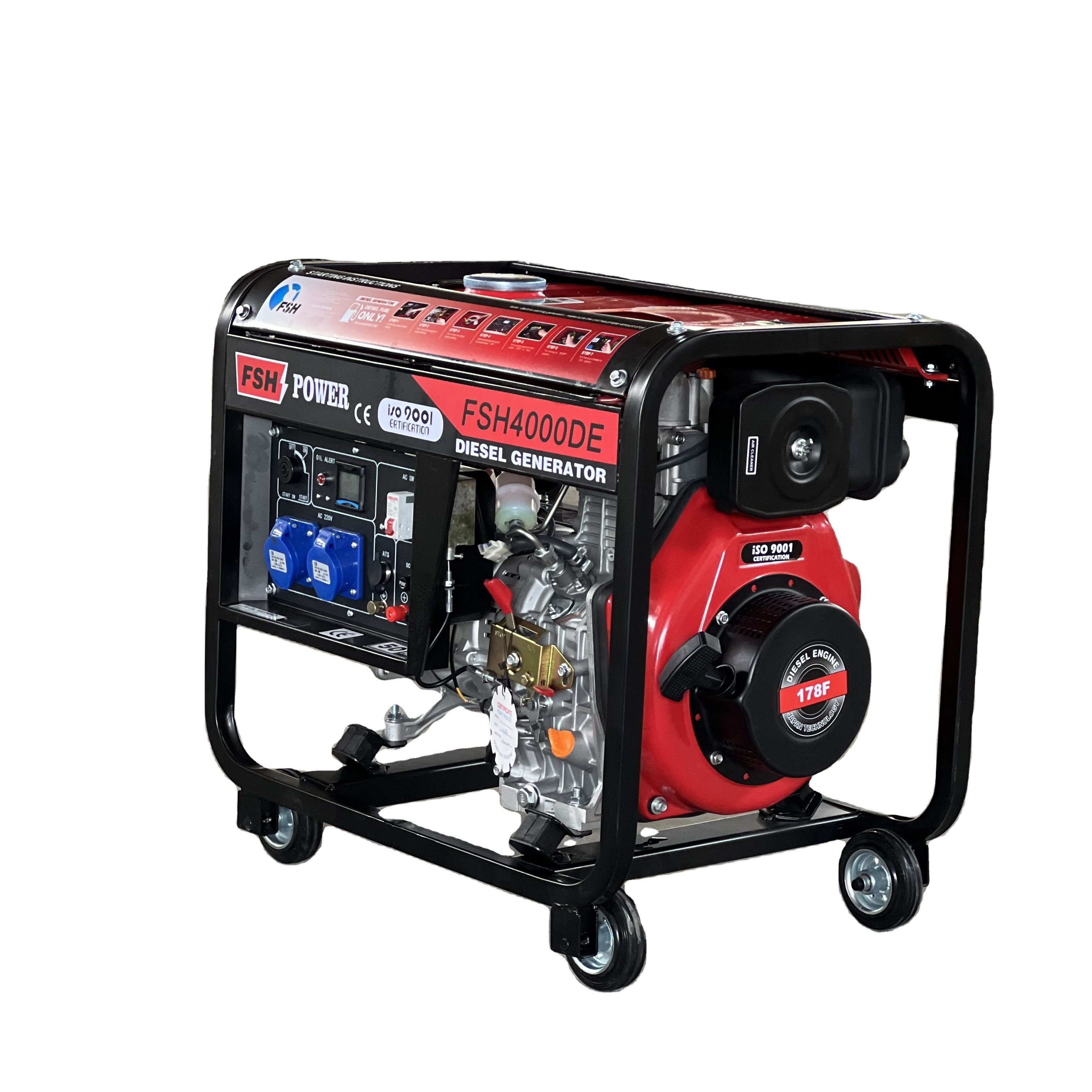 diesel engine  Portable Power Generator 5.0Kva 5Kw Generator diesel  220v Petrol Genset Generator