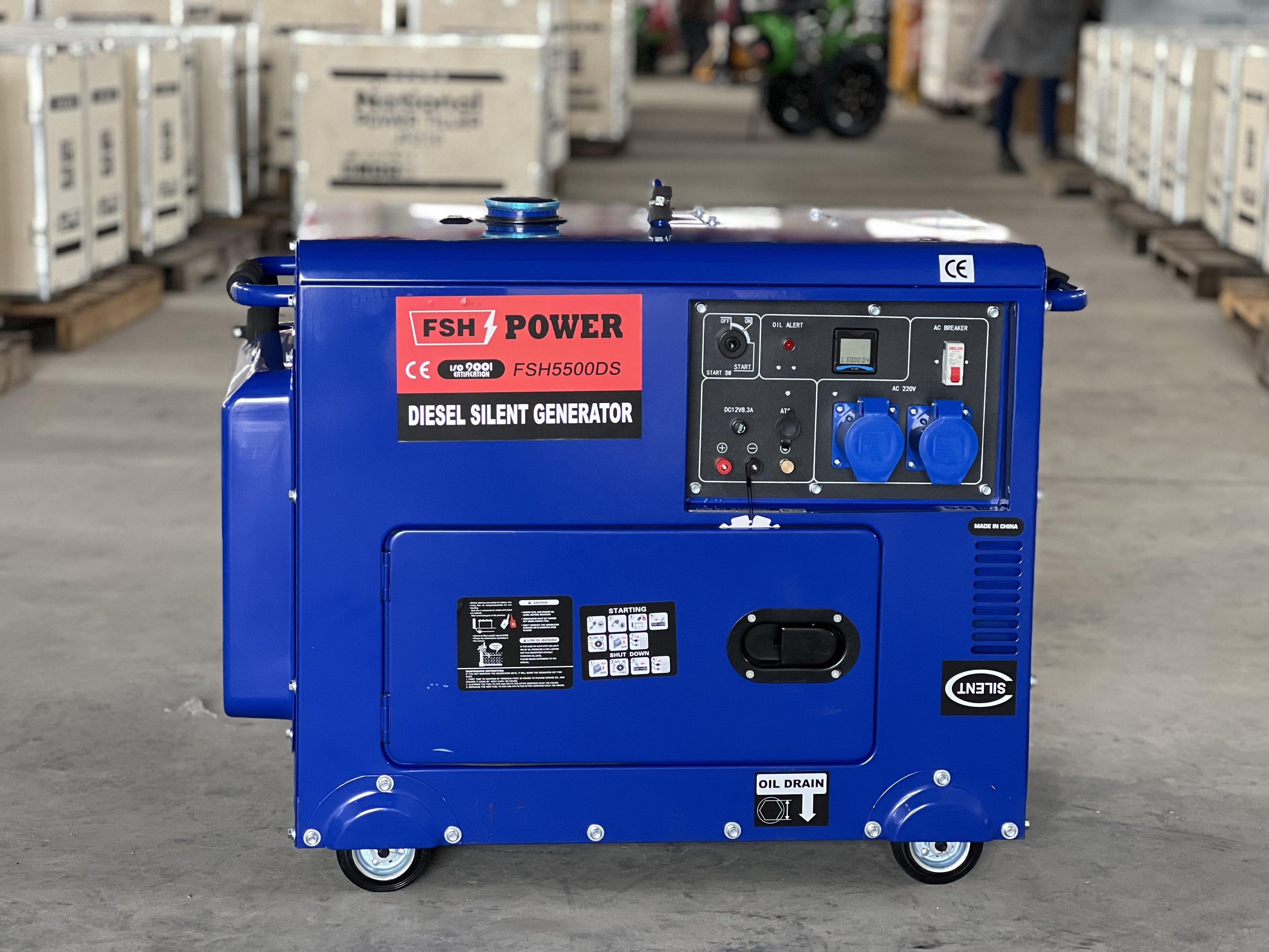 10kva Silent 220v Home Remote Start Diesel Generator Price