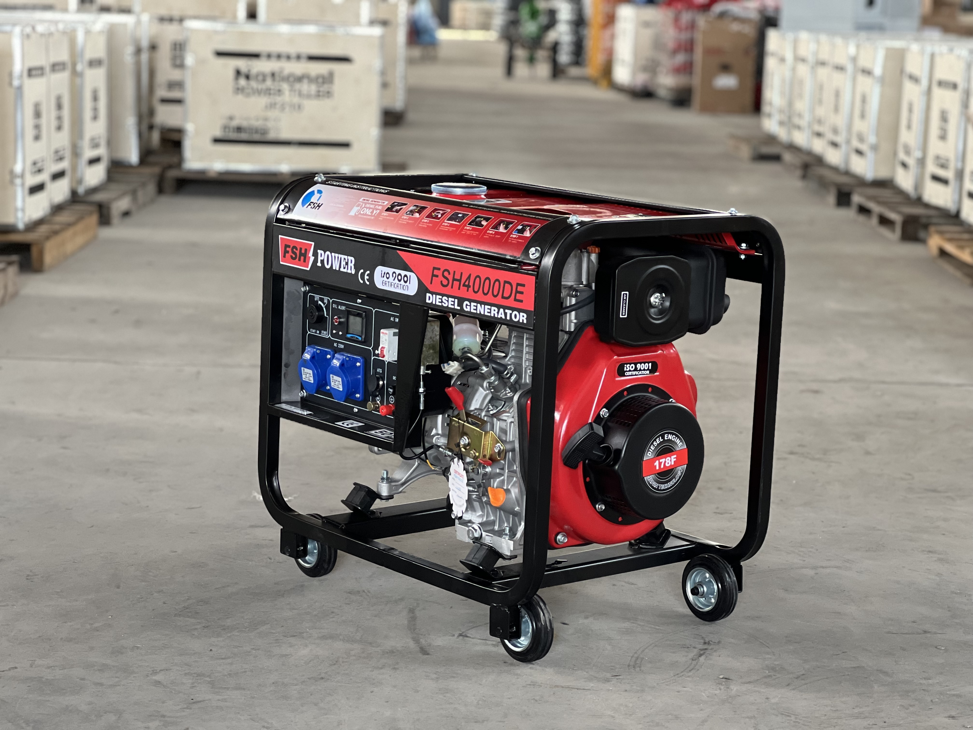 diesel promotional single phase /three phase 5.5kw 8kw 10kw 230v 240v open type Portable Diesel Generator