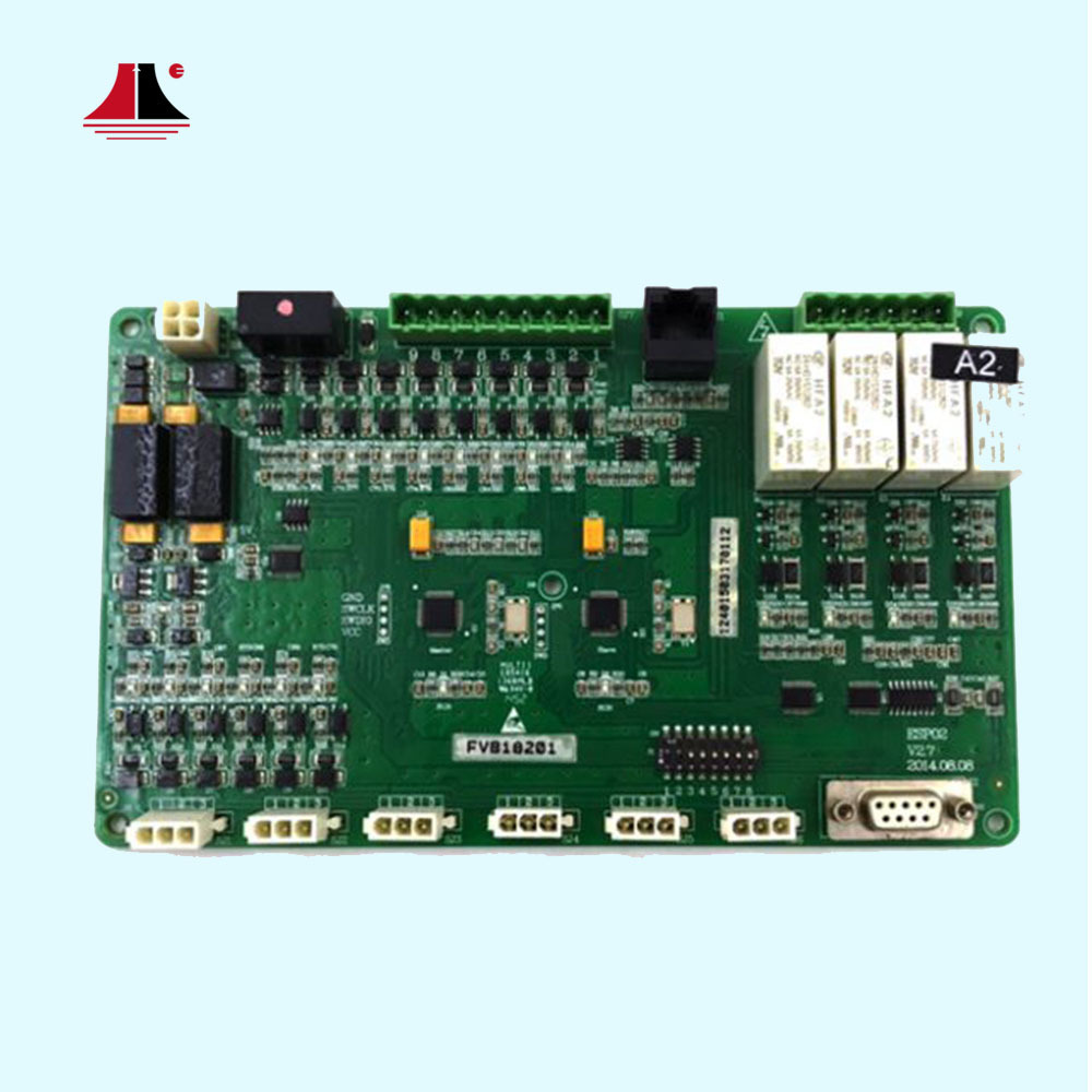 Escalator Spare Parts SJEC Escalator Main Board ESP02 V2.7 Battery Protect Pcb With LED