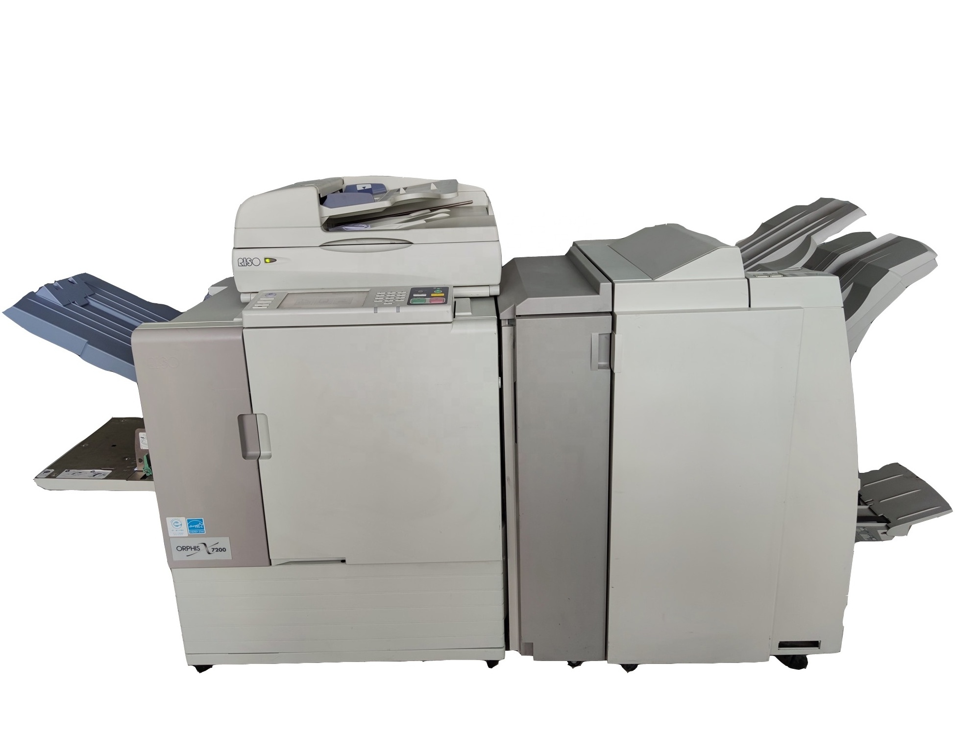 RISOs Comcolor 7050 7010 Inkjet Printer with multifunction finisher II