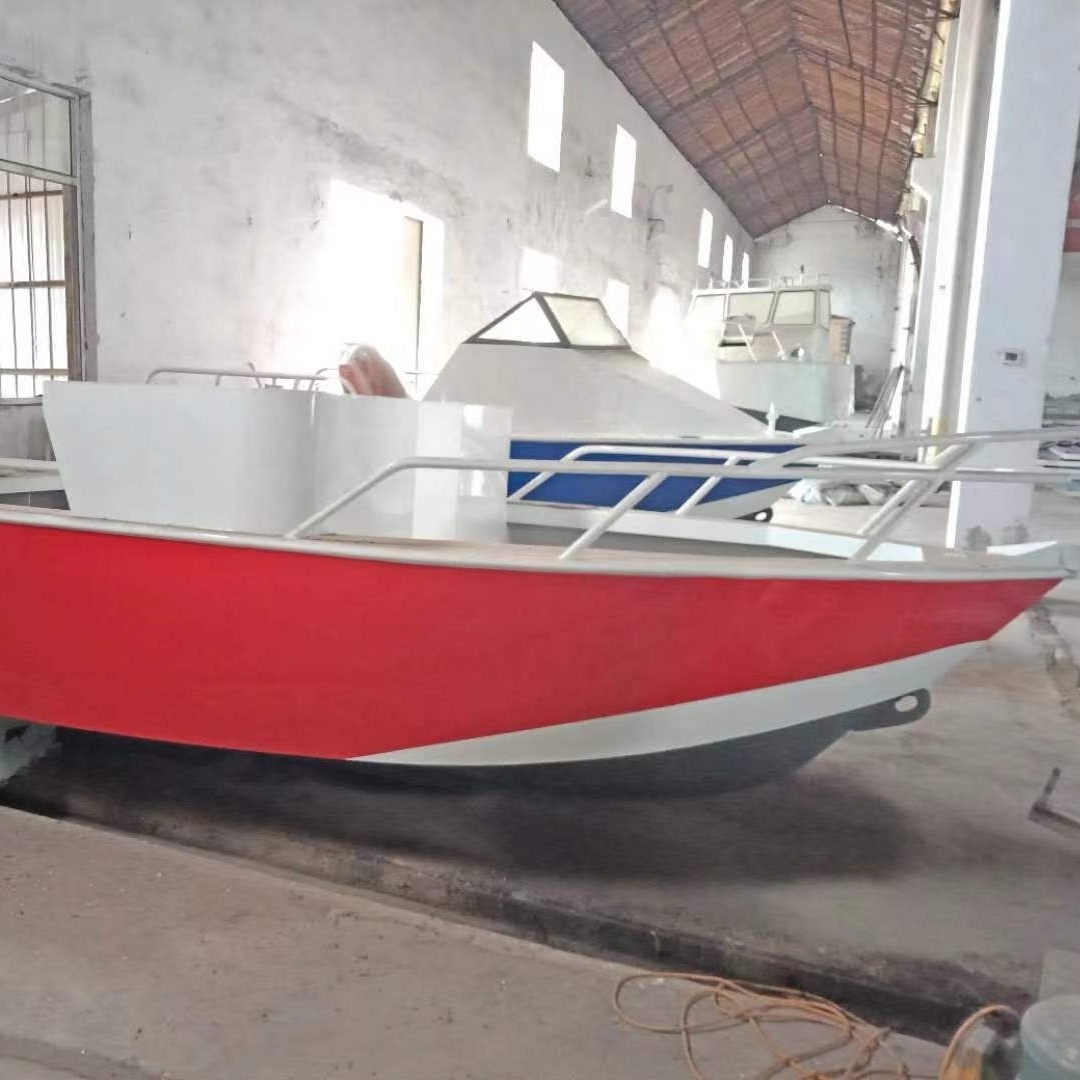 Fujin 16.1ft 4.9m factory price aluminum fishing painted aluminum jon boat with side console CE certified household fishing