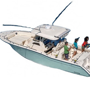 Fujin 24 foot 6.5m factory price aluminum fishing painted aluminum jon boat with side console CE certified household fishing