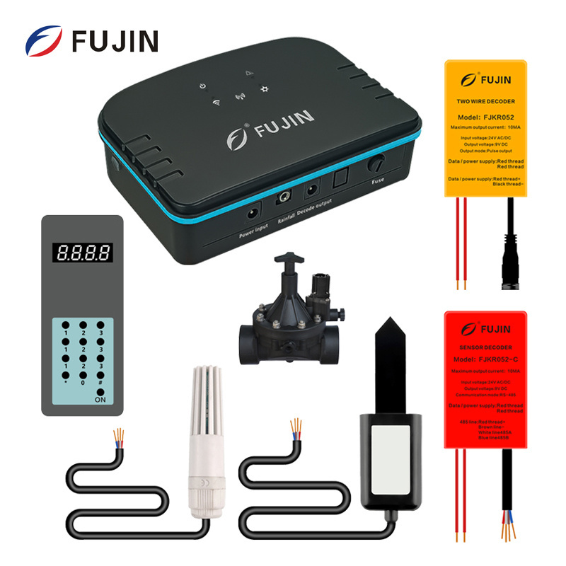 FUJIN IRRIGATION WIFI Sensor decoer Two line decoder Host box solenoid valve Device Kits Garden watering irrigation controller