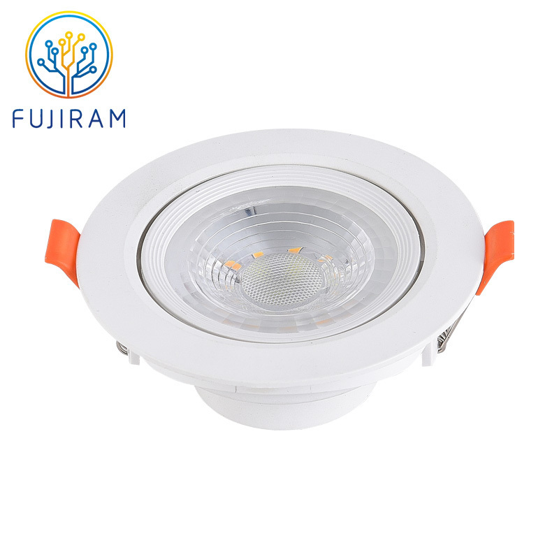 Exterior Outdoor Adjustable Lighting 7W 9W Ip54 Round Recessed Surface Wall Mounted Lamp Ceiling Cob Led Down Light Downlight