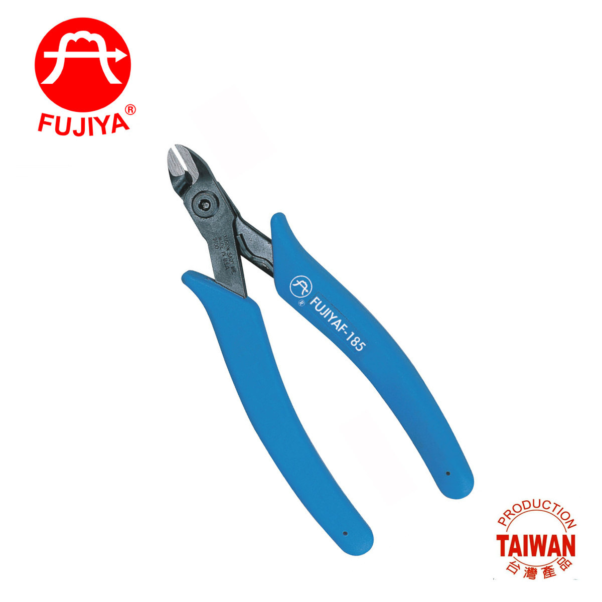 Electrical Diagonal Slim Side Pliers for Cutting Copper Wire l S55C high carbon alloy steel l Spring return action l PVC handle