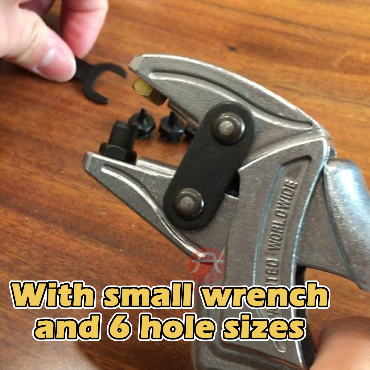 Top Replaceable Leather Punching Pliers Steel Hole Punch Tool