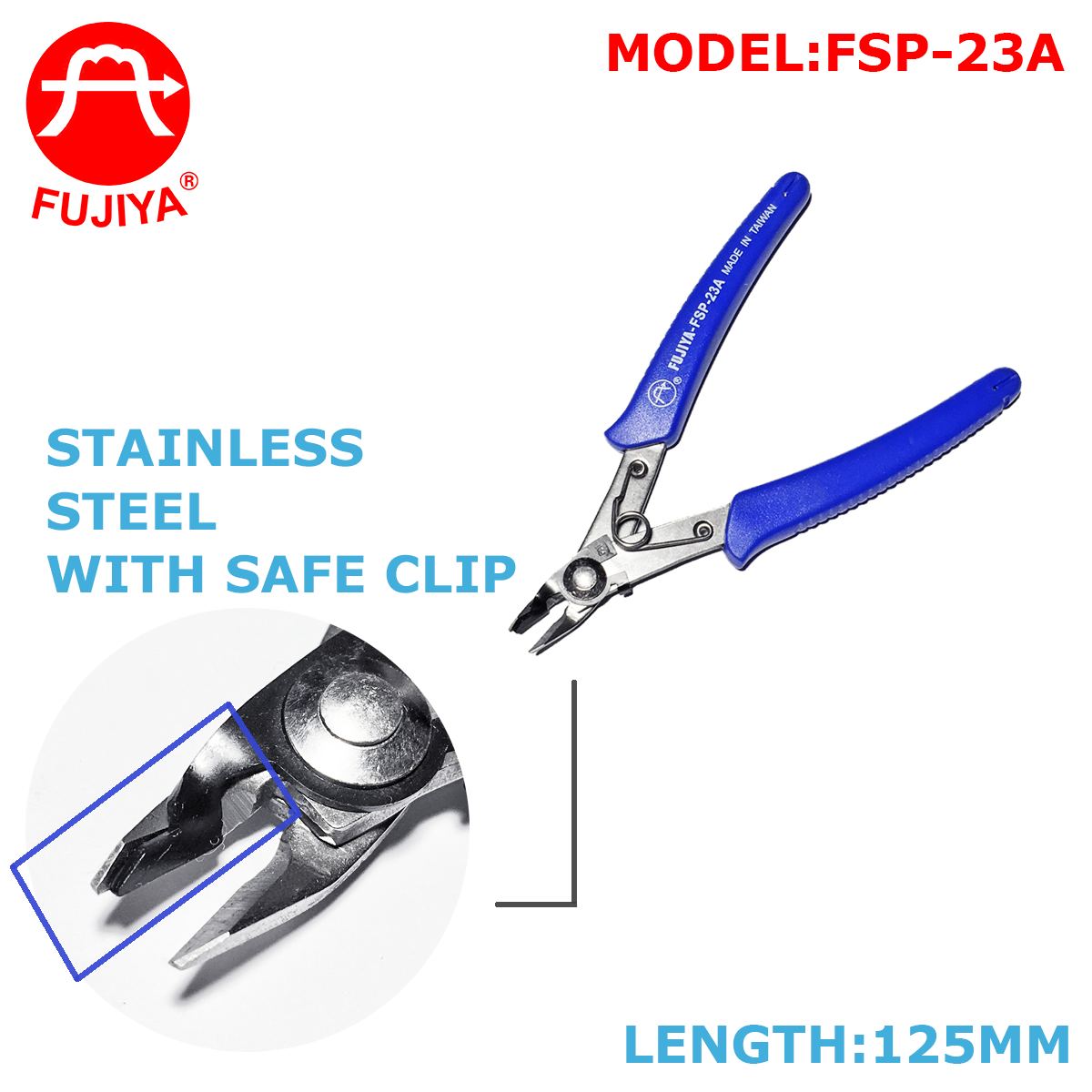 Mini Wire Cutter Tool Diagonal Side Cutting Pliers