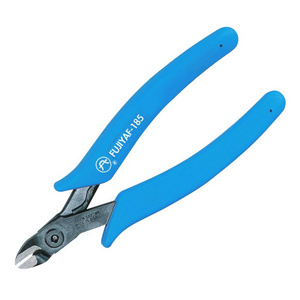 Electrical Diagonal Slim Side Pliers for Cutting Copper Wire l S55C high carbon alloy steel l Spring return action l PVC handle