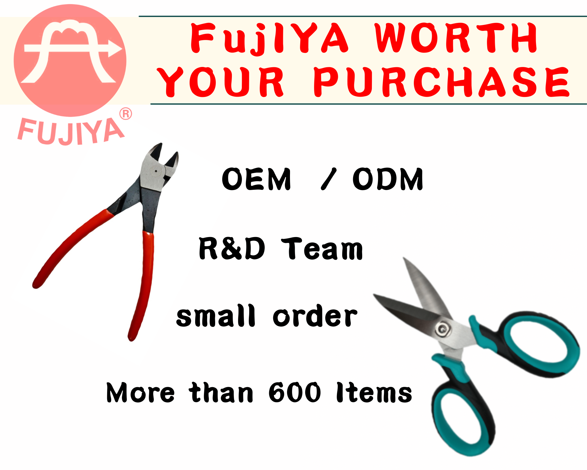 FUJIYA Labor-saving steel bar shears wire cutter