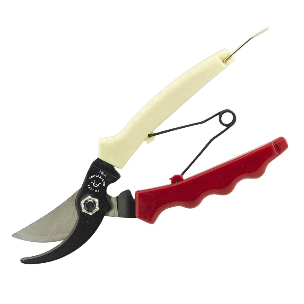 Quality Assured Bypass Pruning Shears for Gardening  l SK-5 Blade with PTFE coated l PVC Ergonomic handle l Spring Function l