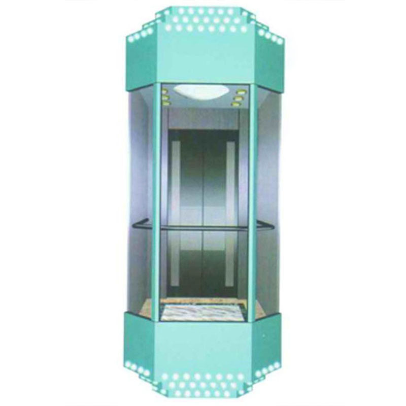 Fuji 8-21 Persons square capsule panoramic observation sightseeing elevator