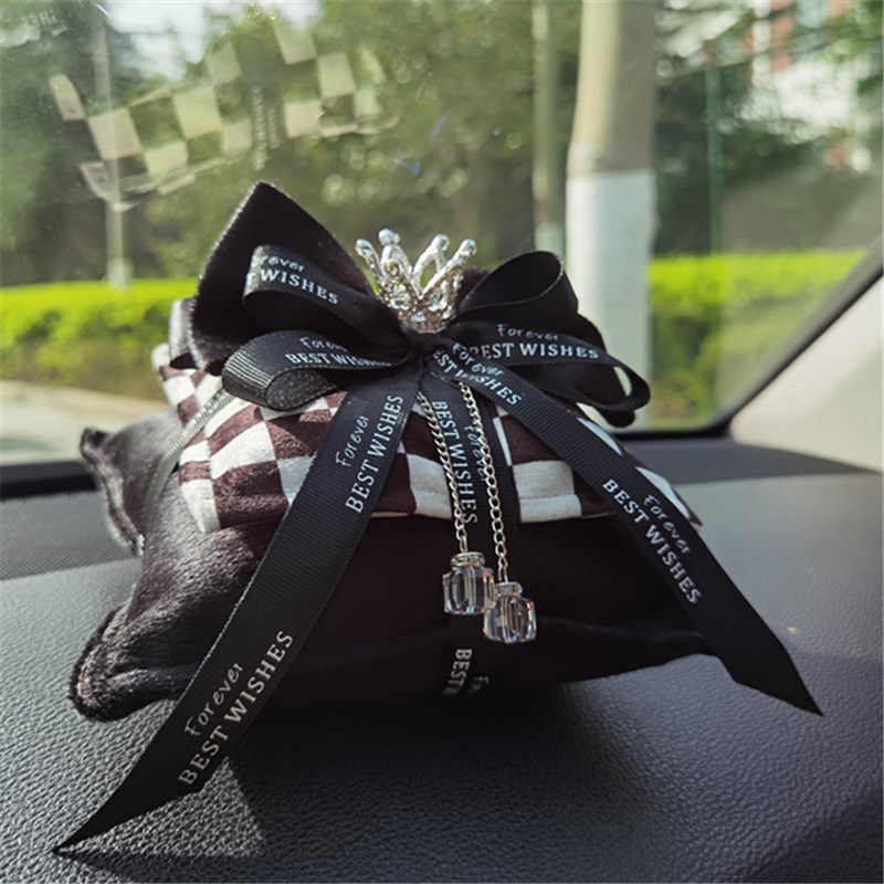 Car Bags Activated Bamboo Charcoal All Natural Bow Car Air Freshener Eco Friendly Odor Eliminator and Moisture Absorber