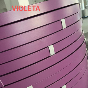 White Laminated PVC Edge Banding / Plastic Shelf Edge Banding Tape / Bunnings Furniture Tape