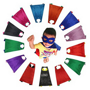 Halloween Men Women  Children kids Superhero Capes and Masks for  Bulk-Super Hero