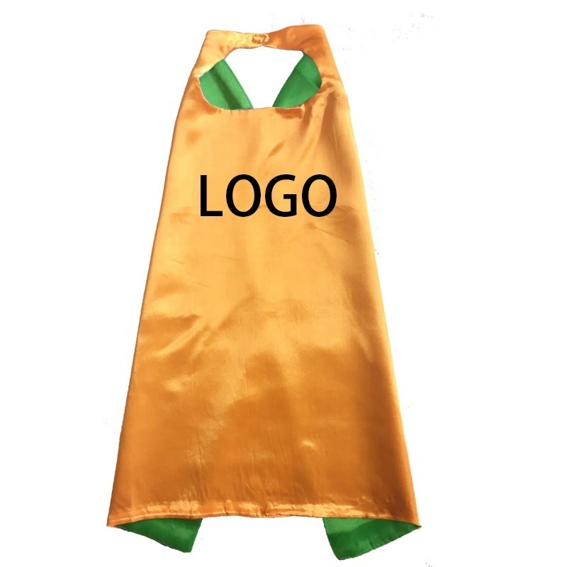 Orange Superhero Capes Kids Super Hero Capes Bulk Toddler Costumes for Halloween Party