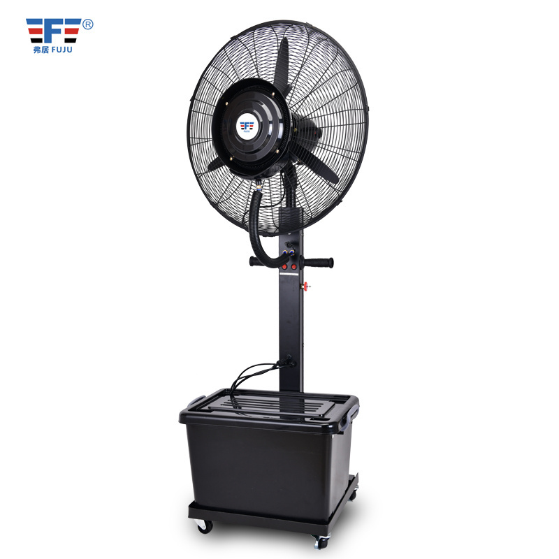 Cheap price electrical stand 30 inch mist industrial fan outdoor water cooler cooling water spray fan