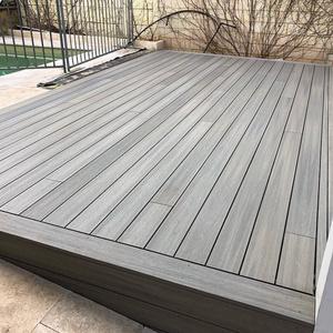 High Quality External Deck Swimming Pool Decking Wood Flooring Solid Wpc Decking