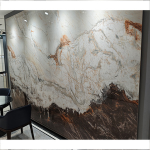 FOJU waterproof carbon slate UV marble pvc wall panel interior decoration marble wall panel UV Marble Sheet