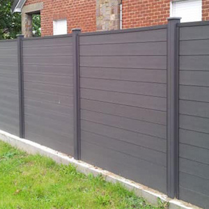 FOJU Easy Installation Privacy Fence Wpc Boards Home Yard Garden Decorative Composite Fencing And Gates Panels