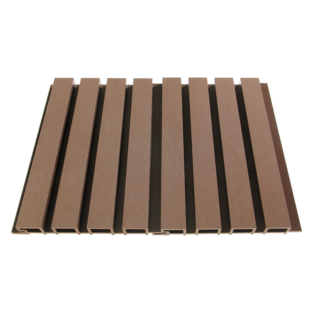 FOJU 3D wall outdoor cover cladding planks of WPC External Decorative waterproof wall clad wpc