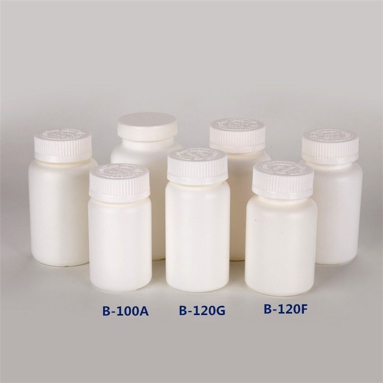 Hot sale 150ml HDPE plastic medicine pill bottle with aluminum seal