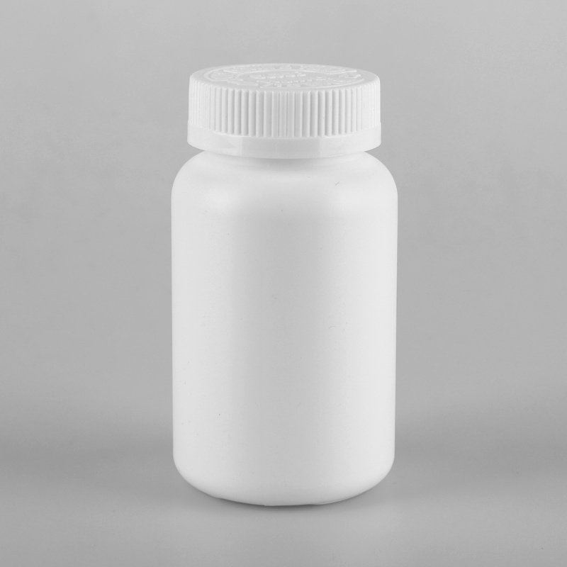 Hot sale 150ml HDPE plastic medicine pill bottle with aluminum seal