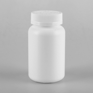 Hot sale 150ml HDPE plastic medicine pill bottle with aluminum seal