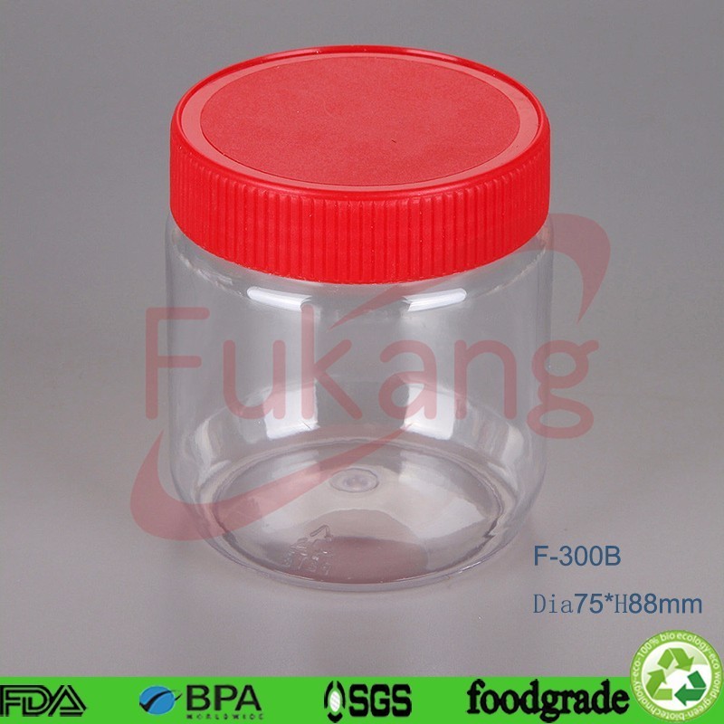 wholesale empty ketchup peanut caviar chocolate candy food jar container packing plastic food packaging containers