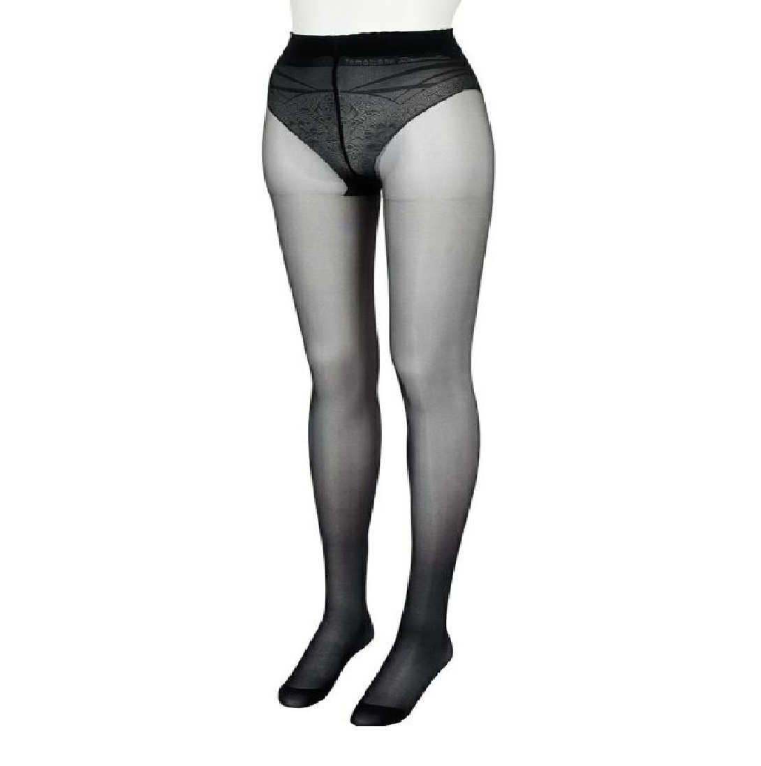 Black Nylon Sheer Waist Tights Pantyhose Black Sexy Plus Size Pure Silk Stockings