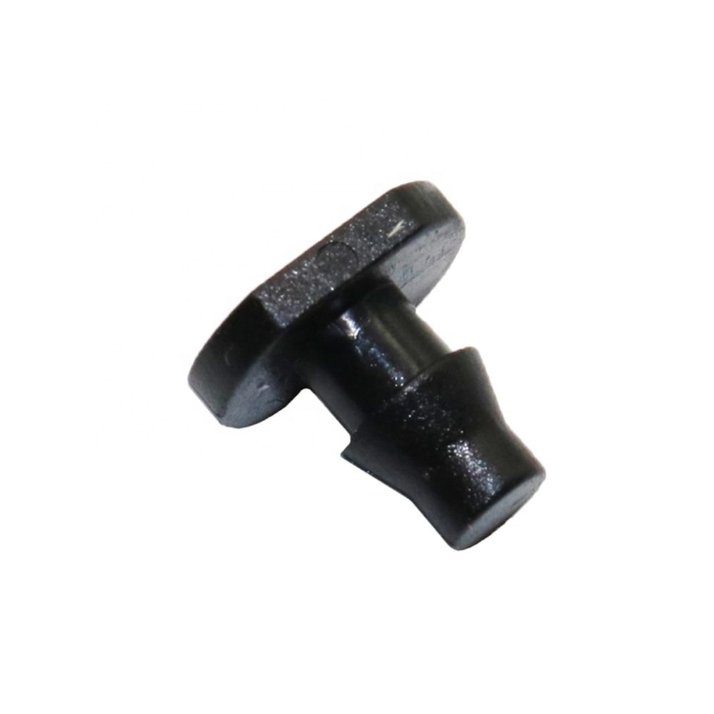 Plastic Garden Micro Irrigation System Fittings End Cap For 1/4 Inch PVC Hose 4/7mm Pipe End Plug Cap