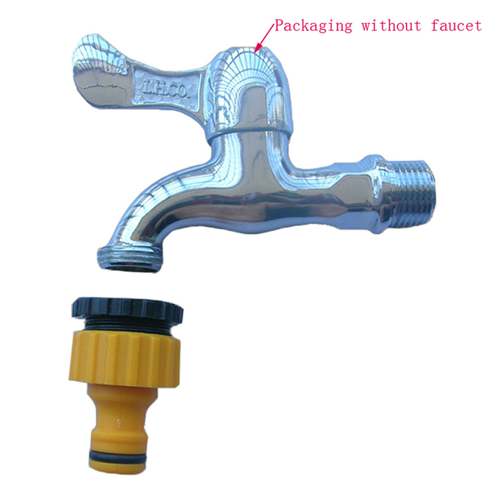 1/2'' 3/4'' Female Faucet Hose Connector Garden Lawn Irrigation Watering Adapter Accessories