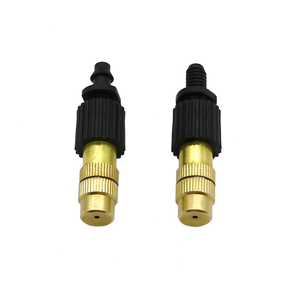 6mm Brass Irrigation Atomization Nozzle Garden Livestock Farm Cooling System Misting Nozzle