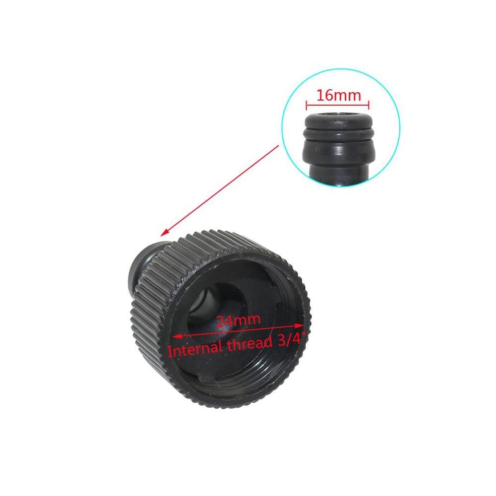 Plastic 3/4 inch Female Thread Garden Water Tap Nipple Joint Water Pipe Irrigation Hose Quick Connector