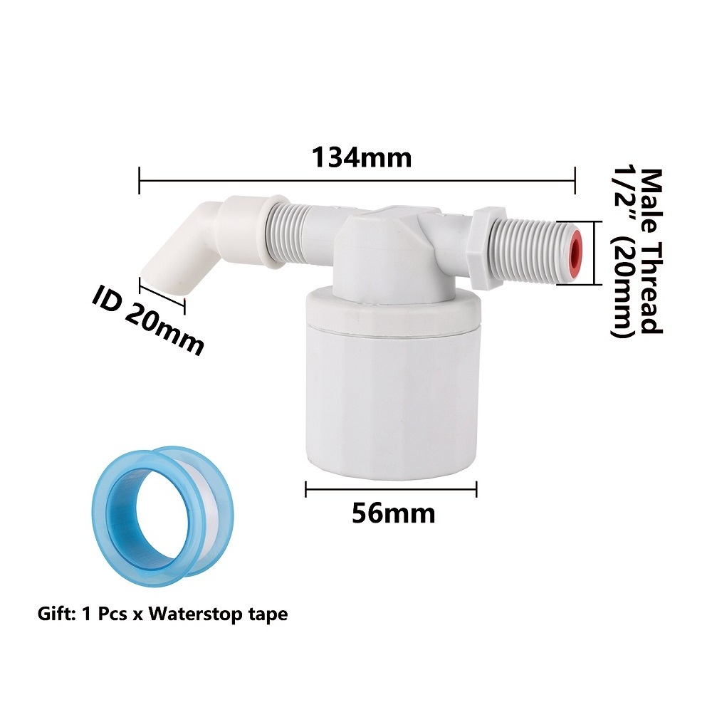 1/2 Inch Male Thread Automatic Water Tank Level Control Valve Float Ball Valve Liquid Level Valve