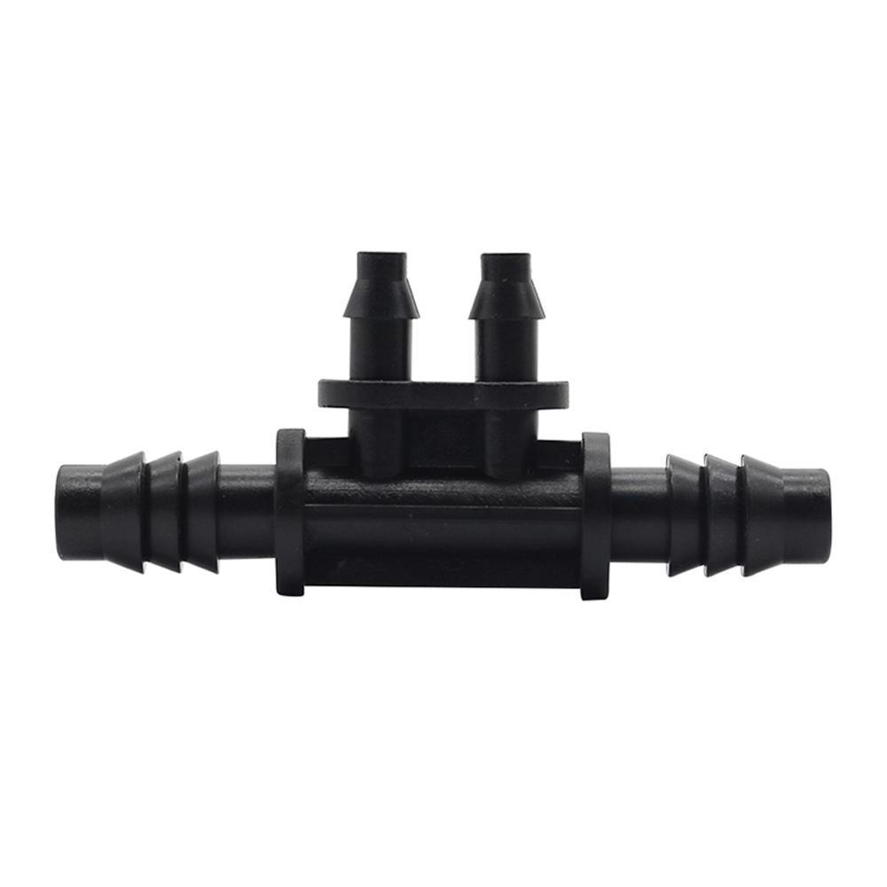 4 Way Hose Splitter 3/8'' to 1/4'' Barb T Connector