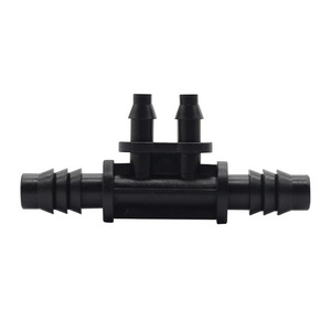 4 Way Hose Splitter 3/8'' to 1/4'' Barb T Connector