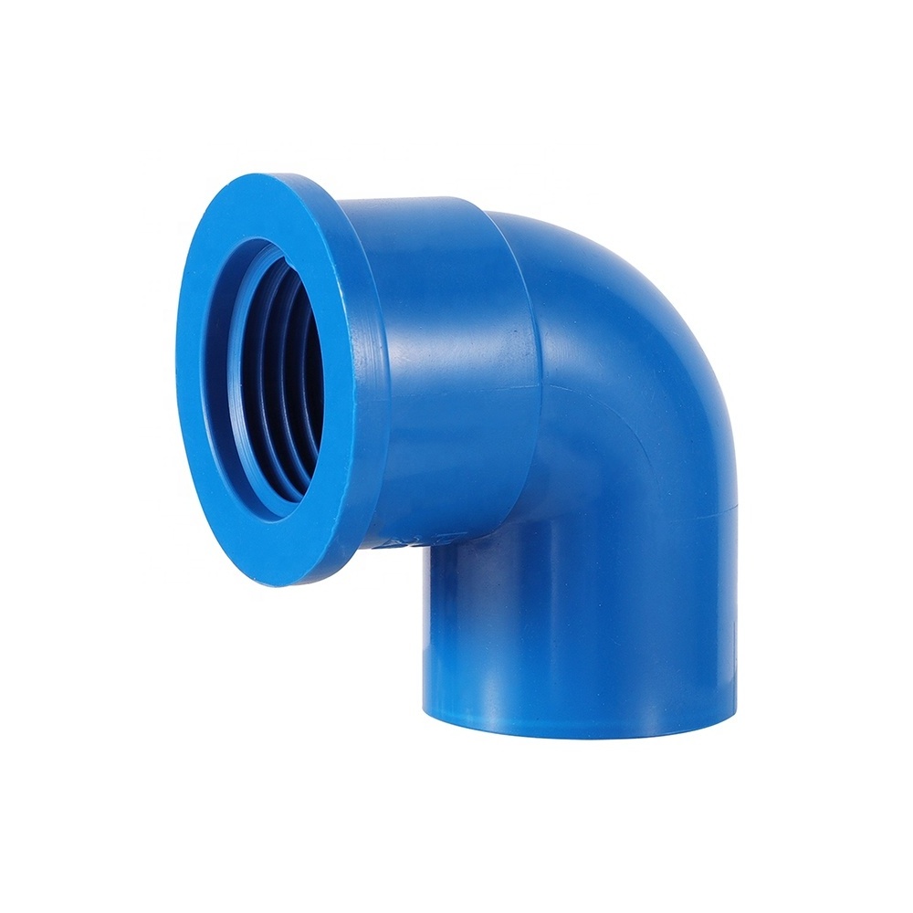 1/2 Inch Female Thread PVC 90 Degree Pipe Connector Water Supply Fitting UPVC Elbow Connector